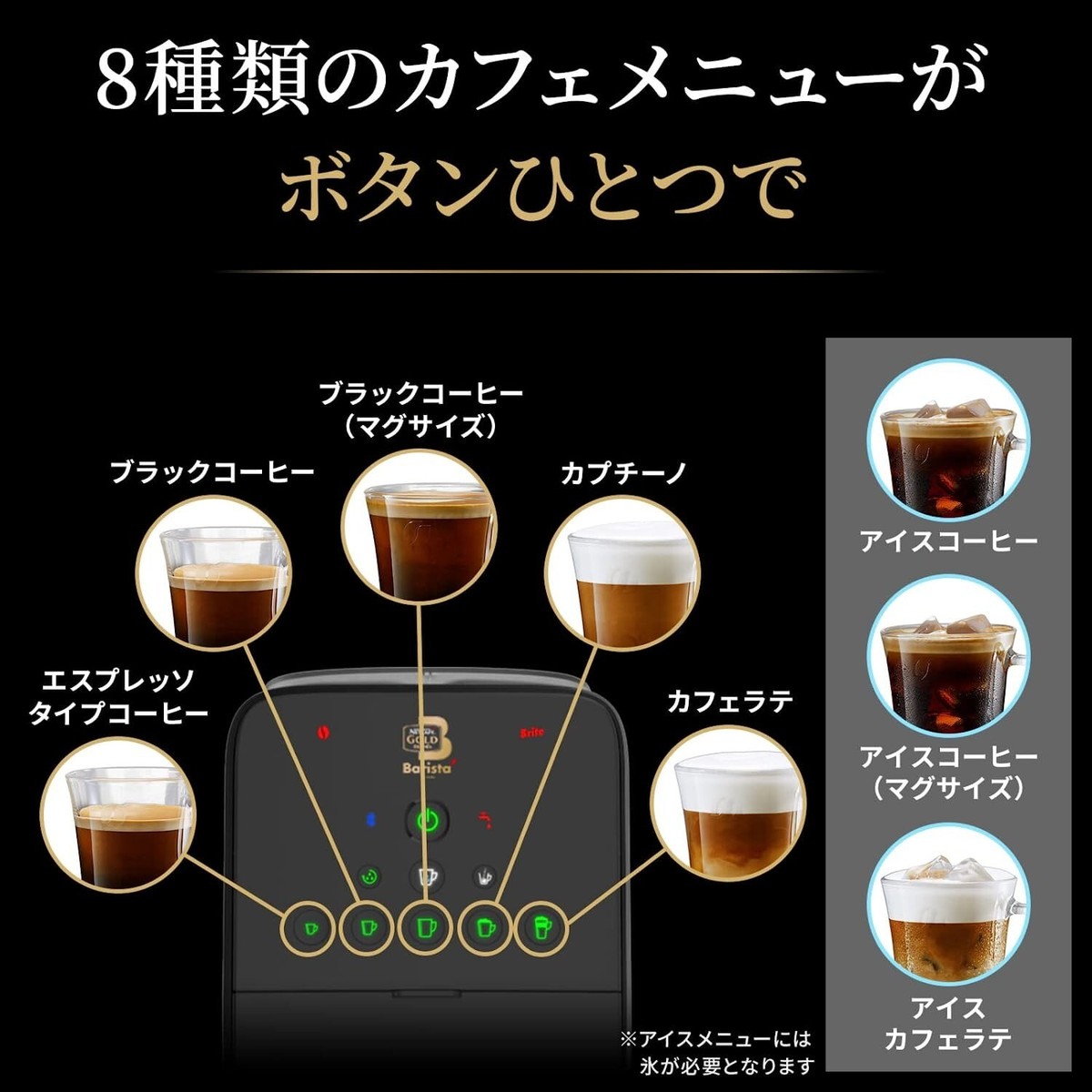 Nescafe Gold Blend Barista Duo HPM9637-PB Premium black 7-8 cups