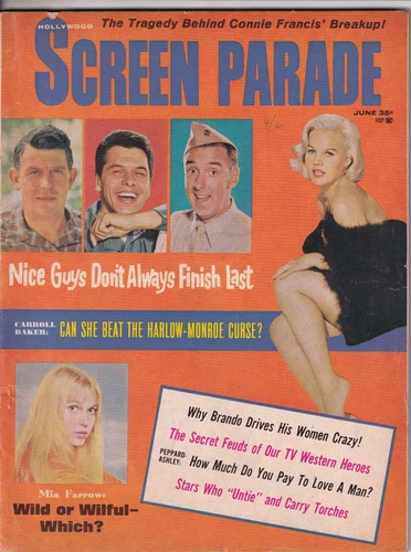 Screen Parade magazine - June 1965, Bonanza, Rawhide, Manfred Mann, Lesley Gore