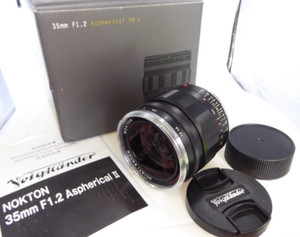 Voigtlander 35mm f1.2 Nokton VM II Aspherical MINT- boxed stunning