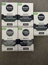 5 Pack NIVEA Men Sensitive Soothing Post Shave Balm 3.3oz No Drying Alcohol