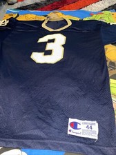 Vintage JOE MONTANA Notre Dame Irish 3 Champion Team NCAA jersey SZ44 USA Made