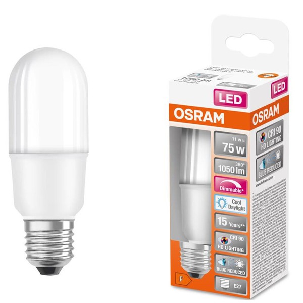 Osram E27 Led Lampe Superstar Plus Hd Lighting Stickform Matt Dimmbar 11W-image