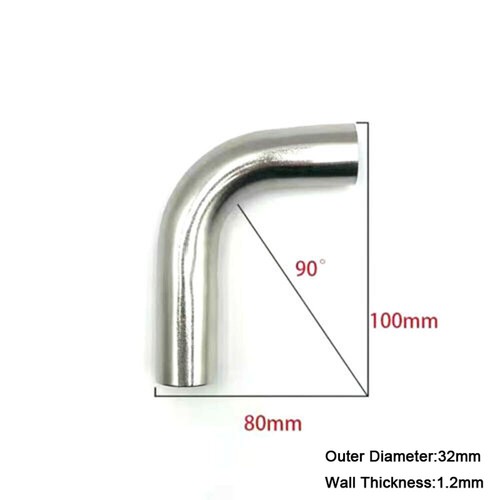 Raccordo gomito curva tubo scarico mandrino acciaio inox 304 90 gradi 6-63 mm OD - Foto 36 di 42
