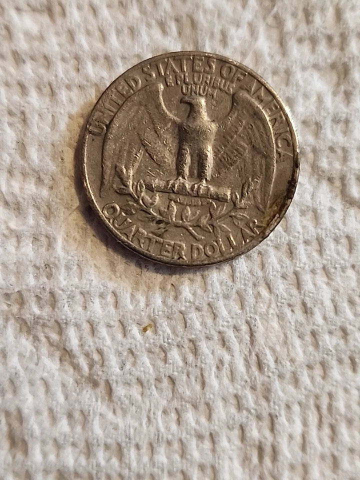 1967 Quarter Error - UNITED Error,missing Top Of TI In United,& Cod We Trust  - Image 4 of 4