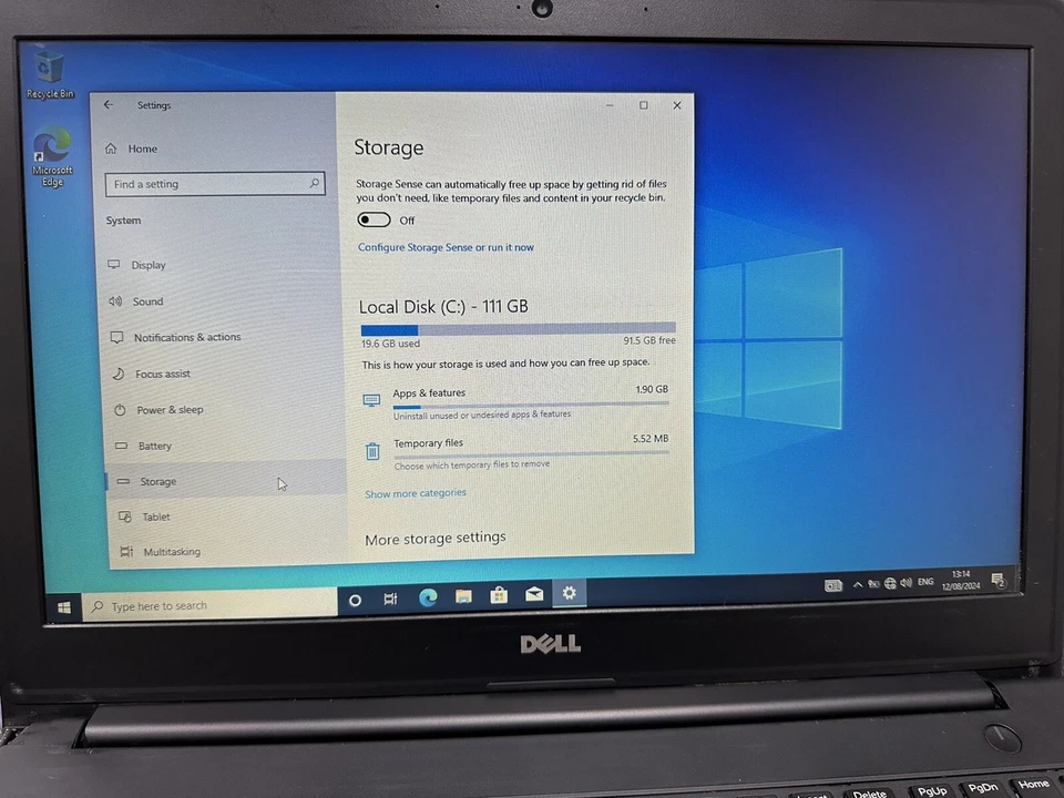 Dell Latitude 3350 Core i3-5005U 4GB 128GB SSD Windows 10 Laptop *Damage Read* - Image 2 of 4