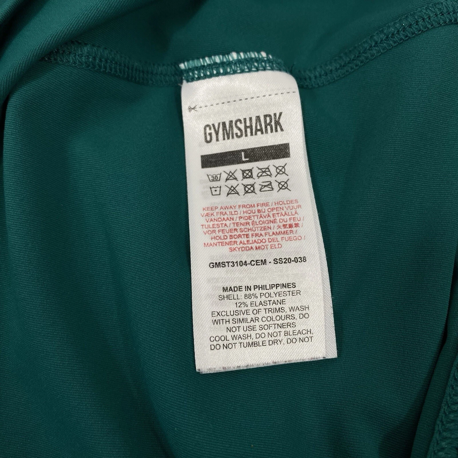 gymshark athletic workout training tee shirt