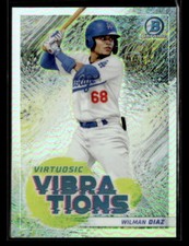 Wilman Diaz 2022 Bowman #VV-12 Virtuosic Vibrations Los Angeles Dodgers