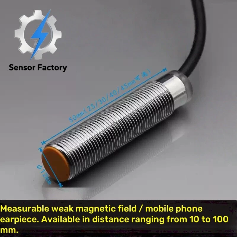 1 PCS Hall MM12-90APS-ZUO Long-distance Hall Limit Switch Magnetic Sensor New - Изображение 2 из 4