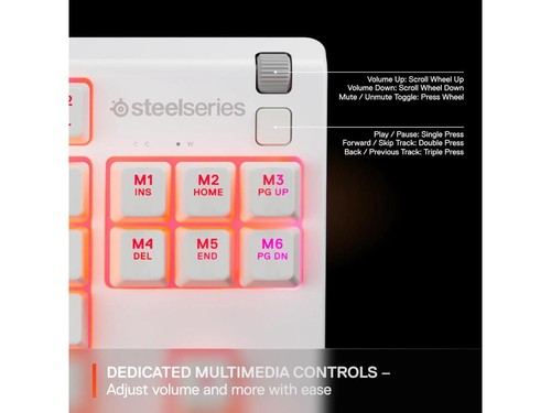 SteelSeries 64819 Apex 3 TKL Wired Membrane Gaming Keyboard - Whisper Quiet - Picture 5 of 5