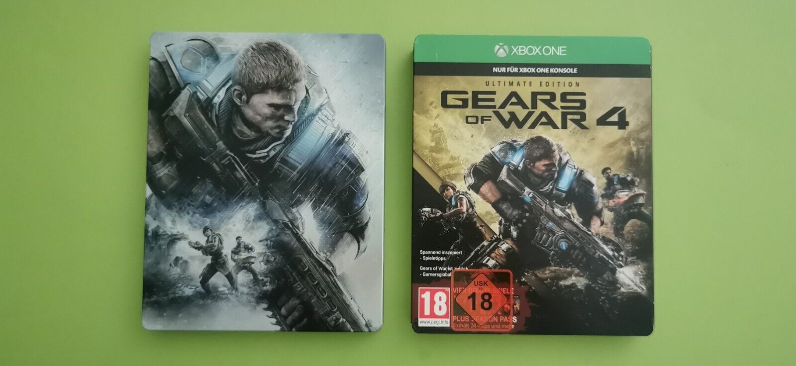   Exclusive: Gears of War 4 Collector's Edition - Outsider  Variant (Includes Ultimate Edition SteelBook + Season Pass) - Xbox One :  Video Games