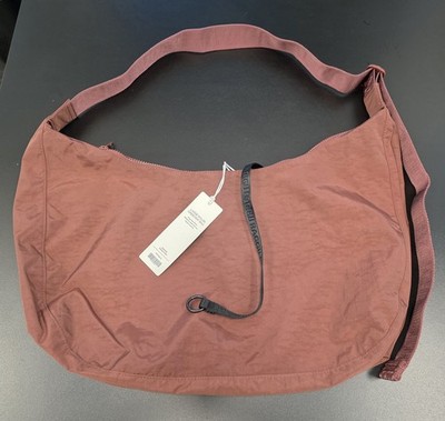 Baggu Large Nylon Crescent Bag - Mahogany NEW WITH TAG