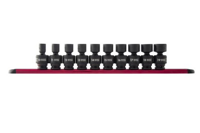 Sunex Tools 3657 10 Piece 3/8'' Drive Swivel Impact Socket Set 10-19MM Brand New!