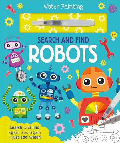 Search and Find Robots (Water Painting Search by Georgie Taylor (HB 2026) - Image 2