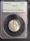 1929 D Standing Liberty Quarter PCGS MS-64 PQ+ LOOKS FH OGH RATTLER