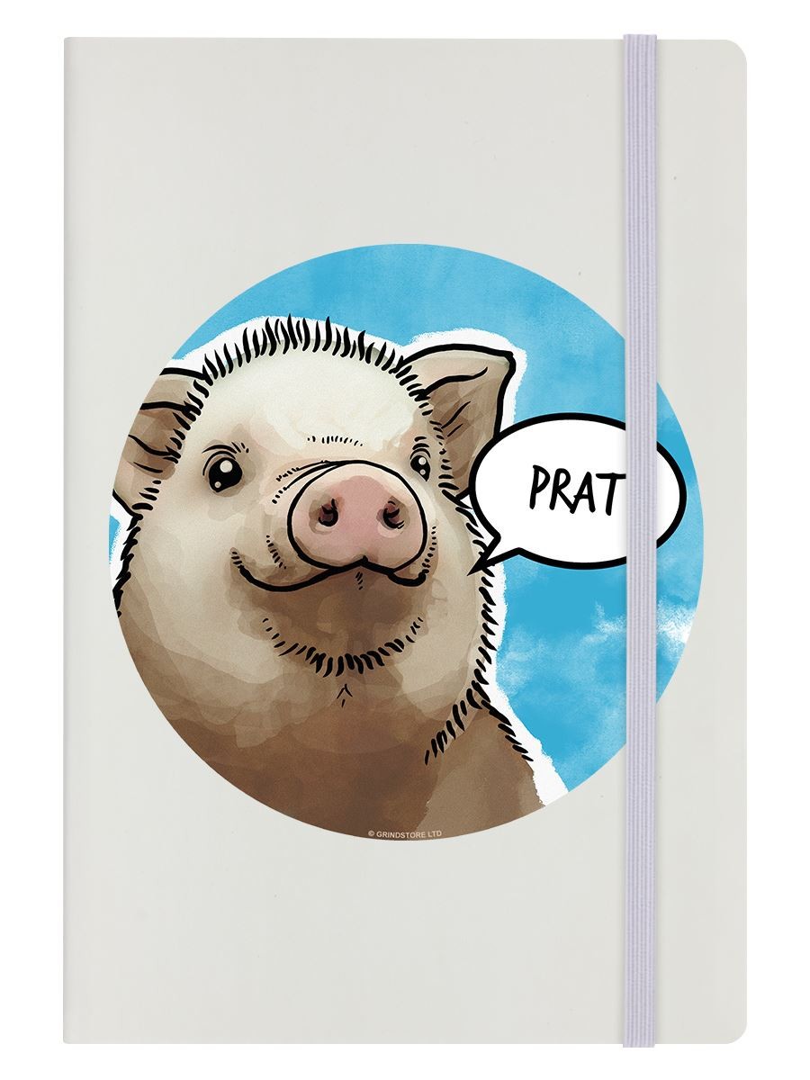 Cute But Abusive - Prat Cream A5 Hard Cover Notebook