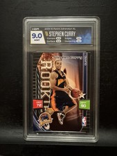 2009-10 Panini Adrenalyn XL Stephen Curry rookie-year card  HGA 9.0 (Mint).. rookie card picture
