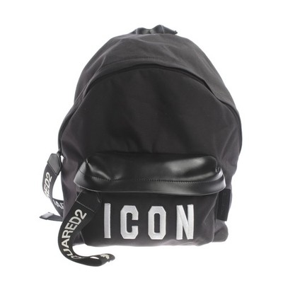 Dsquared Rucksack Schwarz Weiß Gut