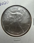 2020 American Silver Eagle 1 Troy Oz .999 Fine Silver . Free shipping!