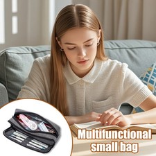 Student Pencil Pouch Bag Durability Oxford Cloth School Accessories Hold