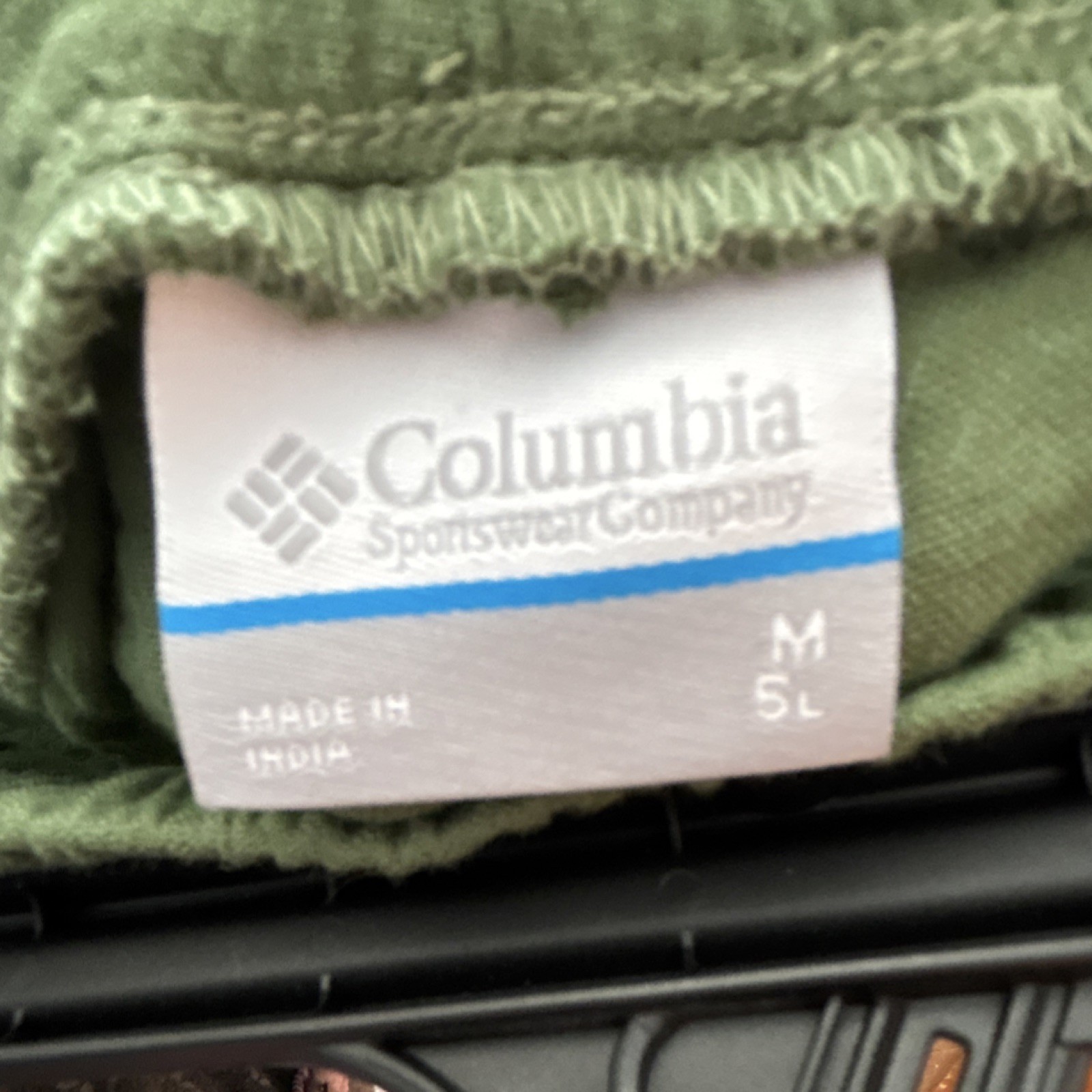 Columbia Crimson Point FS Short Women's Green Shorts M 5" Inseam Drawstring thumbnail 3