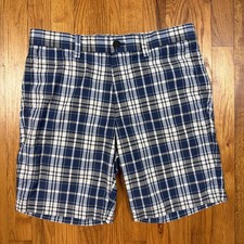 Banana Republic Aiden Shorts Mens 30 Flat Front Chino Stretch Cotton Preppy