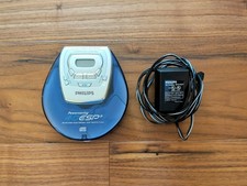 Philips CD Player AX2103/17 Vtg 2000 Powersaving ESP3 with Charger Tested Works