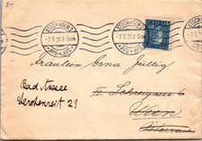 GOLDPATH: Sweden cover 1921 to Austria CV928_P32