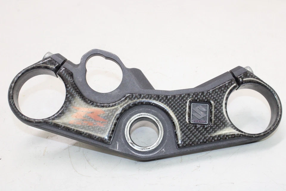 06-09 SUZUKI GSXR 600 HORQUILLAS OEM ABRAZADERA TRIPLE ÁRBOL SUPERIOR Foto 4 de 4