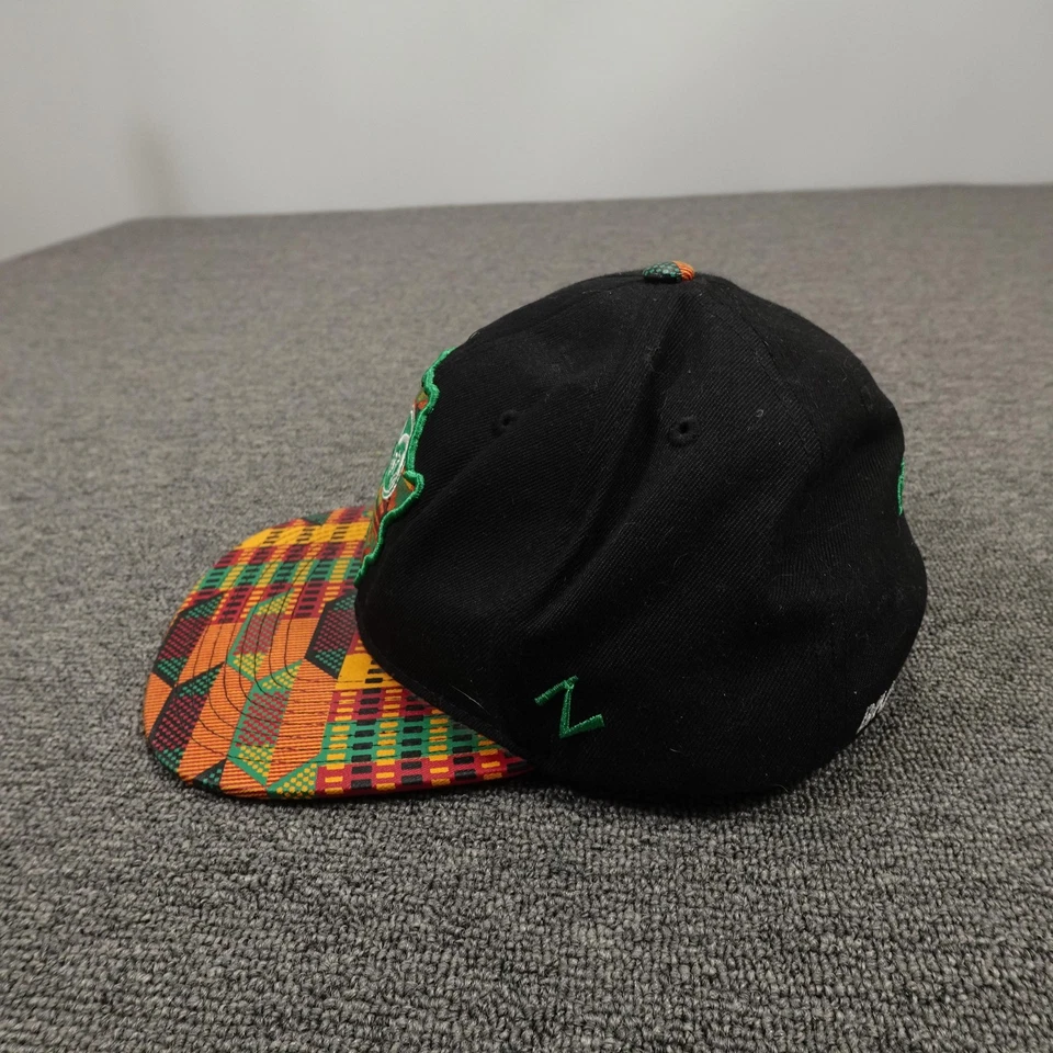 Colorado State Rams Hat Cap Strap Back Mens African Kente Brim NCAA Football - Image 2 of 4