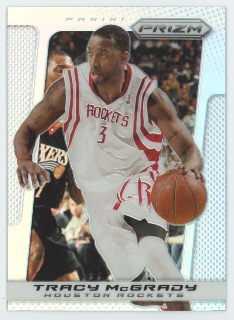 2013-14 Panini Prizm SILVER Tracy McGrady Rockets #38 A1