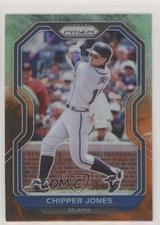 2021 Panini Prizm Tier III Cosmic Haze Prizm Chipper Jones #218 HOF uk2