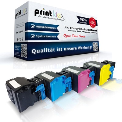 4x Alternative Tonerkartuschen für Konica Minolta C25 XXL Set -Office Plus Serie