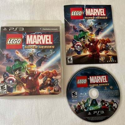 Lego Marvel Super Heroes PS3 PlayStation 3 Complete Manual Case Game Rated E