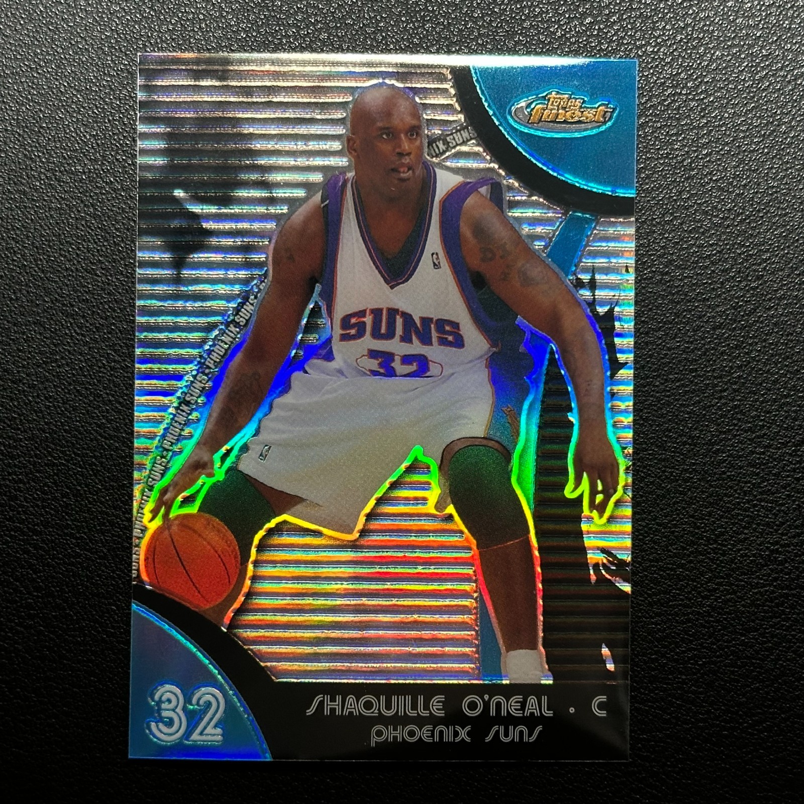 2007-08 Topps Finest Shaquille O'Neal Blue Refractor /199#Z