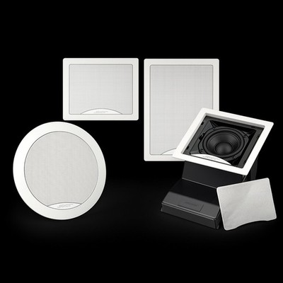 Bose Model 191 Virtually Invisible  Sound paar Einbau Wall Lautsprecher Weiß OVP