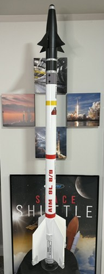 #ad #ad 45% scale AIM 9L Sidewinder Parts kit for LOC 54mm. Flying Model Rocket $80.00