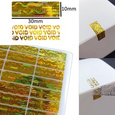 490x Garantiesiegel Hologramm Aufkleber Siegel NUMERIERT Garantie Void 30x10mm G