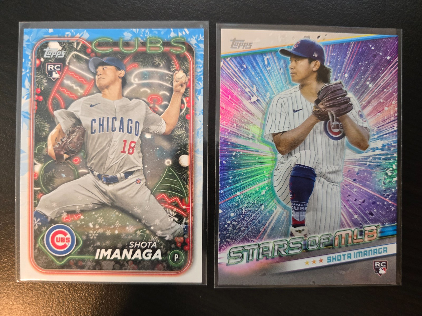 💎2024 Topps Update Stars of MLB #SMLB-81 Shota Imanaga & Topps Holiday H84 RC