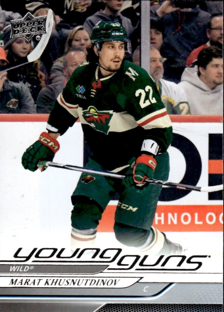 2024-25 Upper Deck #243 Marat Khusnutdinov Rookie Young Guns RC Minnesota Wild
