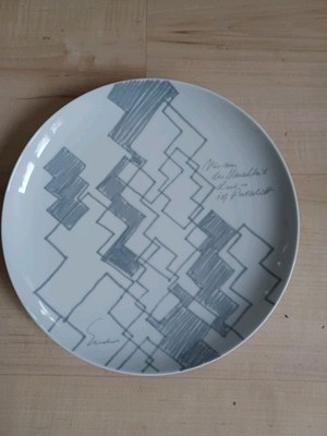 Künstler-Teller Rosenthal Erich Enders 26 cm Limitiert