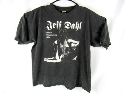 Vintage 1994 Jeff Dahl Leather Frankenstein T-Shirt Adult XL Triple X Records