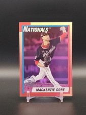 2025 Topps Update Series 1990 Insert PINK PARALLEL Mackenzie Gore Nationals