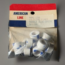 12x Aurora AFX 4 Gear Speciality Chassis by American Line 122a White  Blue NEW