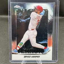 2025 Topps Chrome Update BRYCE HARPER Night Terrors #NT-12 Philadelphia Phillies
