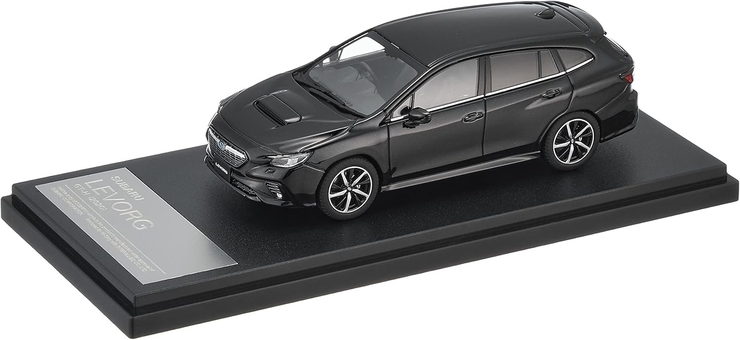 Hi Story 1/43 Subaru LEVORG GT-H (2020) Кристально-черный кремнезем HS330BK