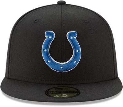 NWT Authentic NFL Indianapolis Colts Black New Era 59Fifty Fitted Team Hat