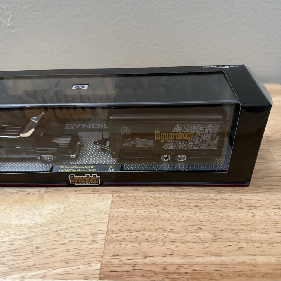 2025 M2 Machines 1973 Chevrolet Cheyenne Super SQUAREBODY SYNDICATE Auto Hauler - Image 3 of 4