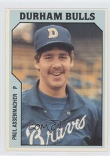 1985 TCMA Minor League Paul Assenmacher (Black Back; No MLB Logo) #282 0b5