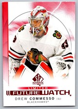 2024-25 SP Authentic Limited Red Drew Commesso Chicago Blackhawks #188