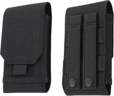 Tactical MOLLE Cell Phone Belt Pack Bag Loop Waist Holster Pouch Case Cover